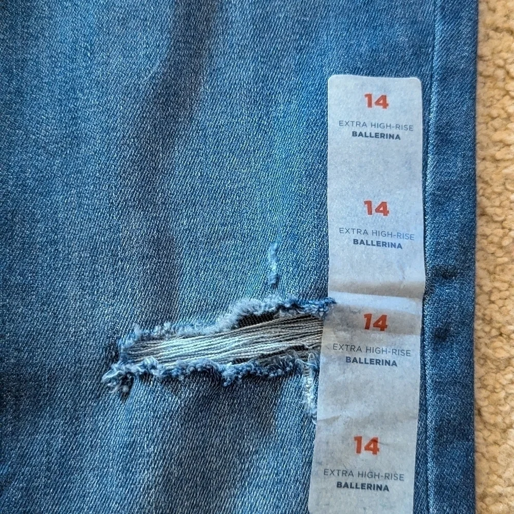 New with Tags Old Navy Ballerina Jegging Adjustable Waist Jeans Size 14